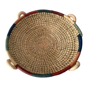 Handwoven Thresholds All Across Africa Fruit/Egg basket.